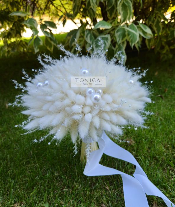 Buchet plante stabilizate si perle [2]