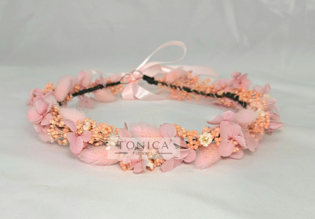 Accesorii păr - Coronita flori stabilizate