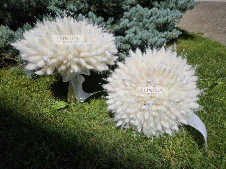 Buchet plante stabilizate si perle [3]