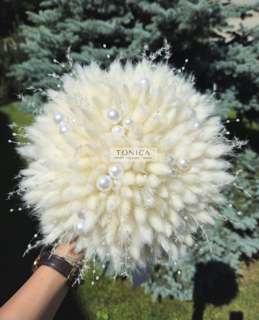Buchet plante stabilizate si perle [2]