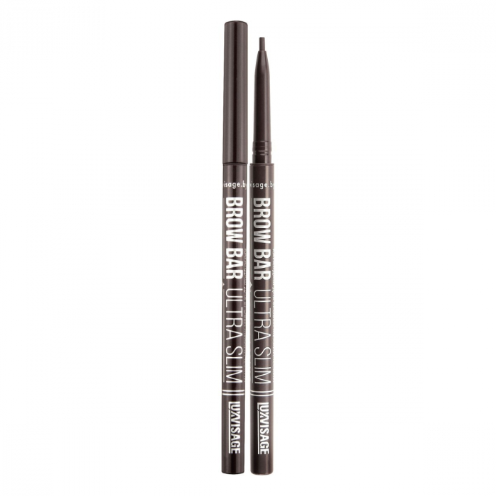 Creion pentru sprancene - BROW BAR ULTRA SLIM WATERPROOF - LUXVISAGE - 303 SMOKY [1]