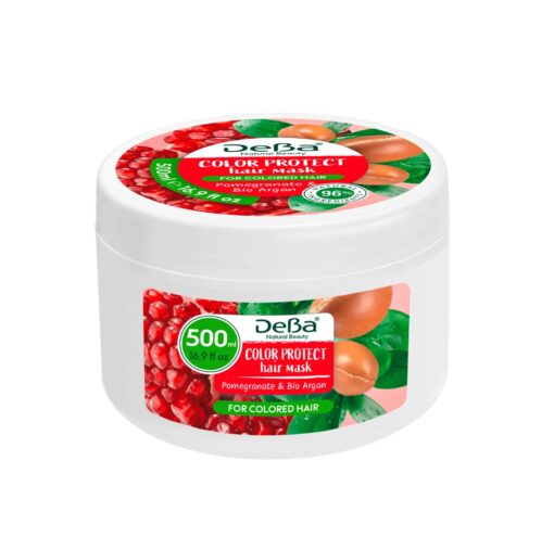 DeBa Natural Beauty - MASCA pentru par vopsit ,cu extract de rodie si ulei de argan, 500 ml [1]