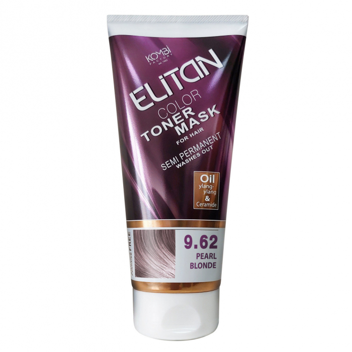 Mască toner color pentru păr ELITAN - 9.62 BLOND PERLAT ,150 ML [1]