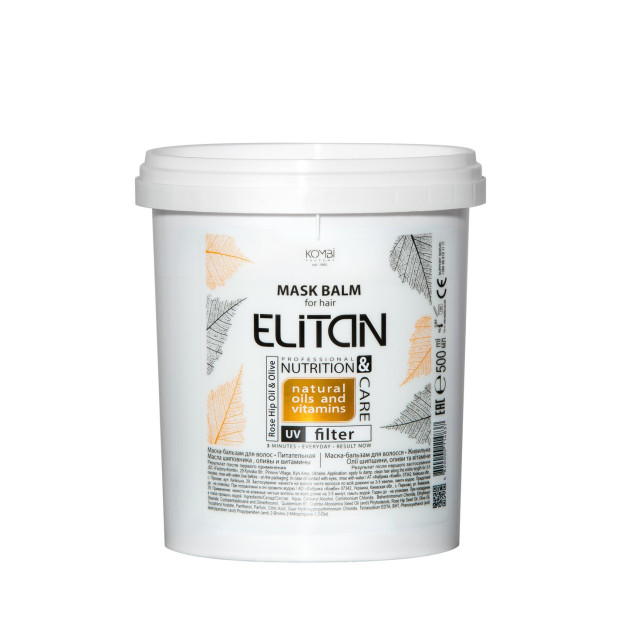 Mask Balm pentru par - Elitan - Nutrition, 500 ml [1]