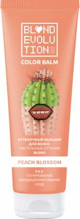 Balsam nuantator pentru par natural - BALSAM NUANTATOR - BLOND EVOLUTION TONIKA - Floare de piersic , 125 ML