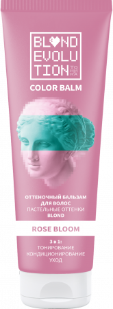 Balsam nuantator pentru par natural - BALSAM NUANTATOR - BLOND EVOLUTION TONIKA -Rose Bloom, 125 ML