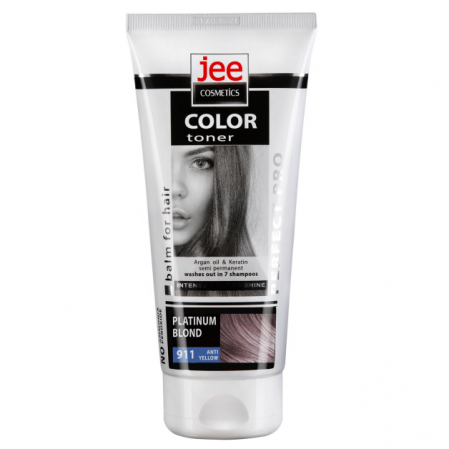 Balsam toner pentru par - 911 Blond platinat , 150 ML