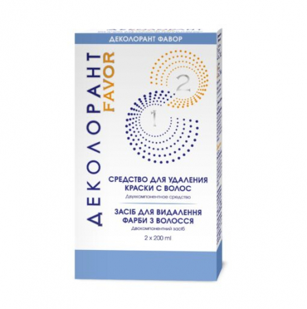 Vopsea directa semi-permanenta - FAVOR - LOTIUNE pentru îndepărtarea vopselei de păr (2 x 200 ml)