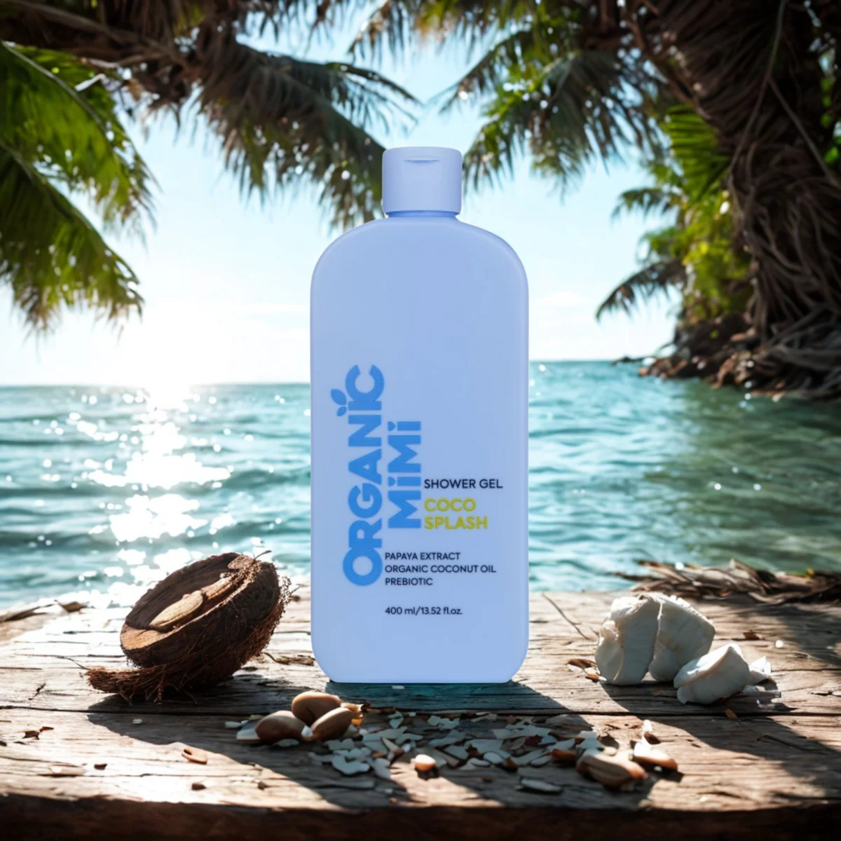 INGRIJIRE PERSONALA - Gel de duș revigorant - Organic Mimi Coco Splash, 400 ml