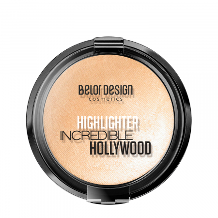 Fixarea machiajului - ILUMINATOR -INCREDIBLE HOLLYWOOD ,02 PERLA ROZ - BELOR DESIGN , 7,3G