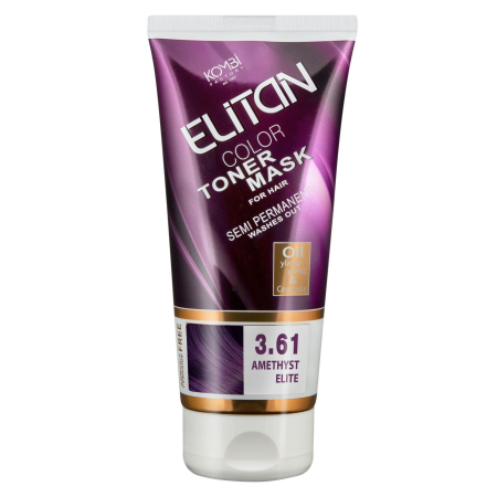 Balsam nuantator #Colorevolution - Mască nuantatoare pentru păr -  ELITAN - 150 ml - nr. 3.61 - ELITE AMETHYST
