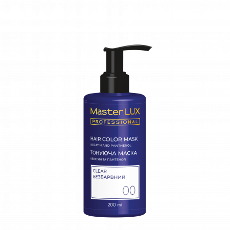 Balsam nuantator - Mască nuantatoare professionala pentru păr - 00 INCOLOR  -Master LUX (200 ml)