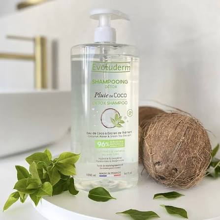 Produse pentru par - Sampon detoxifiant - Pluie De Coco - 1000ml, Evoluderm
