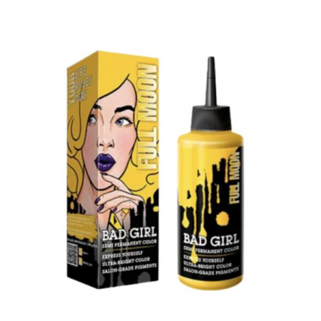 Vopsea directa semi-permanenta - VOPSEA directa semi-permanenta FARA AMONIAC -FULL MOON - GALBEN, 150 ml