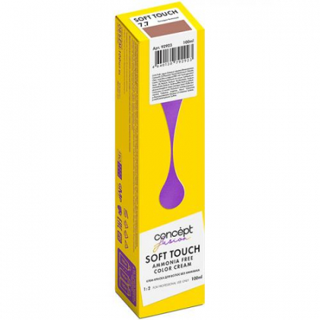 VOPSEA PROFESIONALA PENTRU PAR - Soft Touch, FARA AMONIAC -7,7 blond bej, 100 ml
