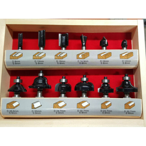Set freze / capete de frezat 8mm, 12 buc [2]