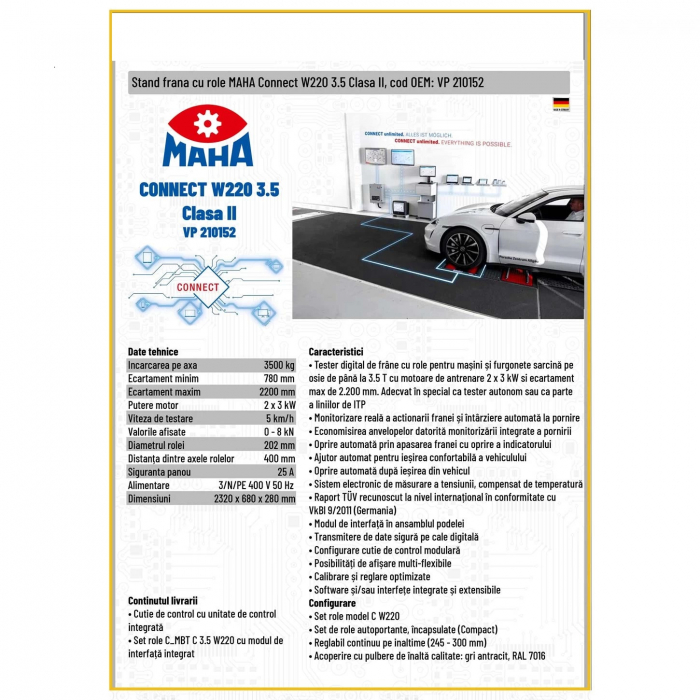 Stand de frana cu role MAHA [3]