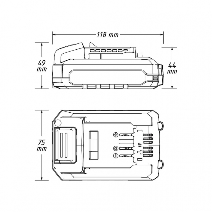 Acumulator Li-ion18V, 2.5Ah [3]
