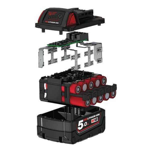 Acumulator REDLITHIUM-ION™ M18-B5, 18V, 5Ah [3]
