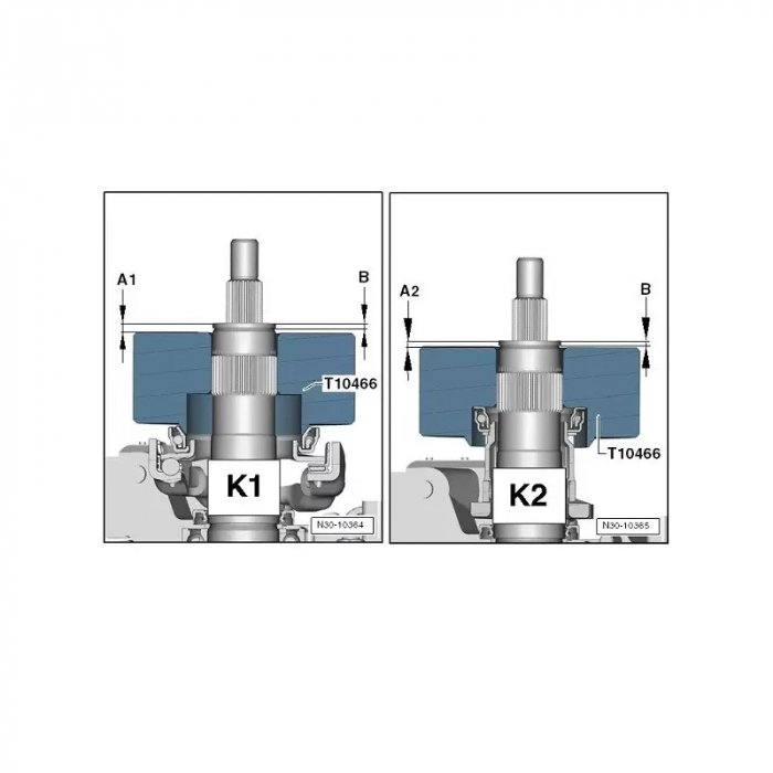 Adaptor pentru ambreaje K1 si K2 VAG DSG [2]
