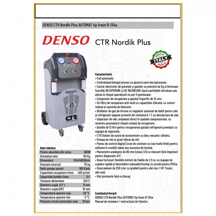Statie / aparat clima auto DENSO NordiK Plus Automat [2]