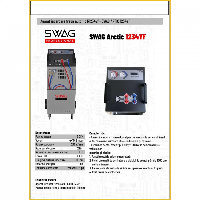 Aparat incarcat freon tip 1234yf [2]