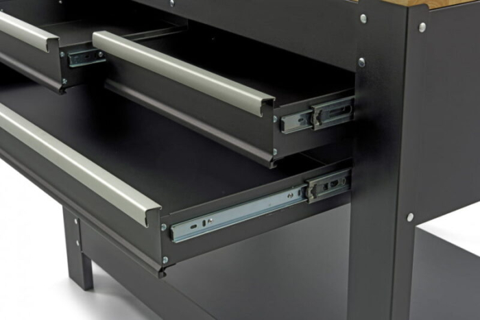 Banc de lucru cu 3 sertare,iluminare LED si banda electrica - HBM [3]