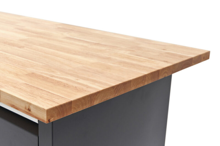 Banc de lucru cu 6 sertare, 1 usa si blat din lemn masiv 171 cm - HBM [7]