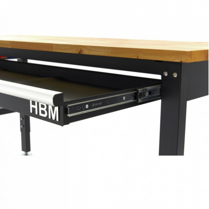 Banc de lucru cu blat din lemn masiv, reglabil pe inaltime 152 cm [2]