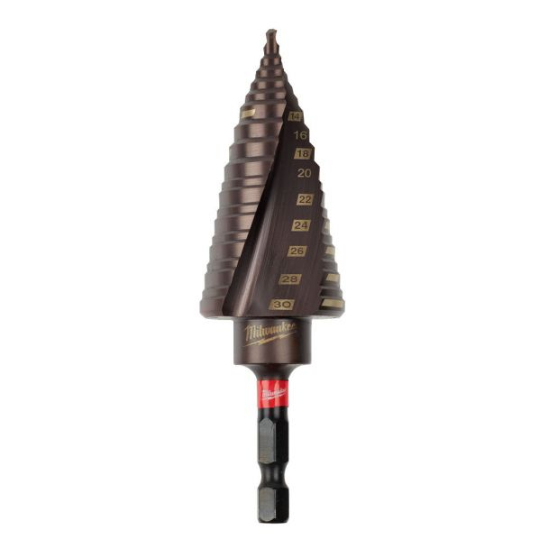 Burghiu in trepte Milwaukee 48899265, SHOCKWAVE™ IMPACT DUTY, 12 trepte, 4-30 mm [2]