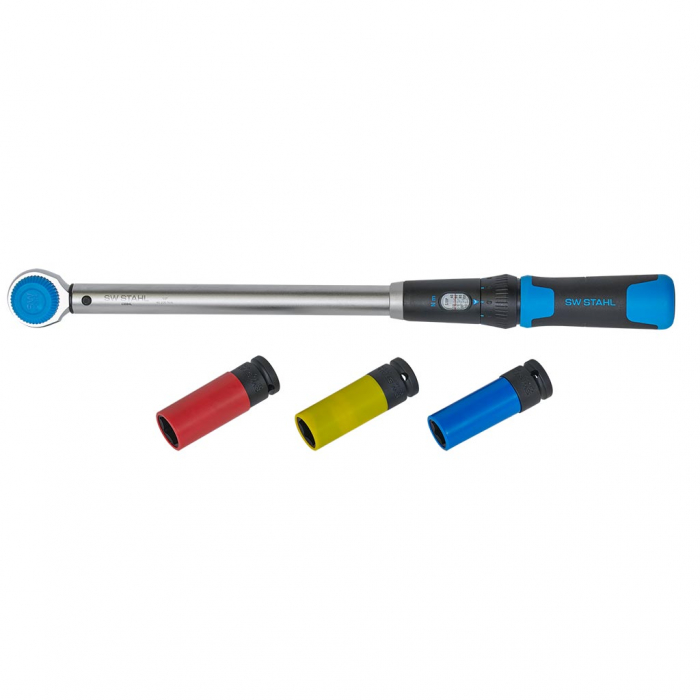 Cheie dinamometrica 1/2" 40-200 Nm, inclus tubulare 17-19-21 mm [2]