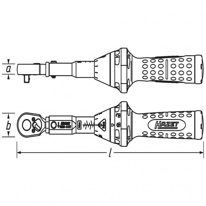 Cheie dinamometrica clichet reversibil pentru biti 2,5 - 25 Nm, 1/4″ [4]