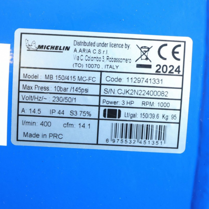 Compresor de aer FIAC 150 litri AB 150 / 415, 220V [5]