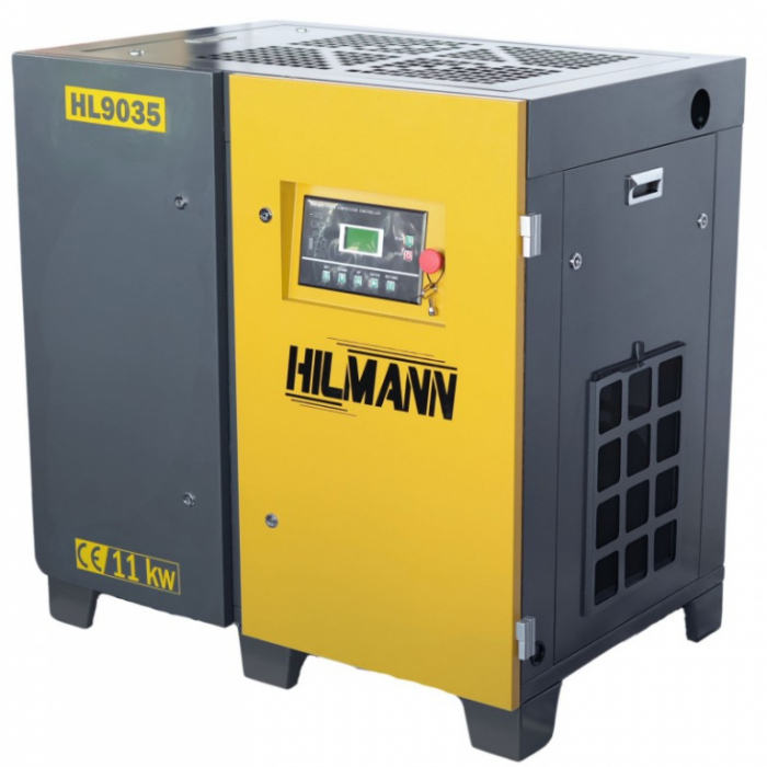 Compresor de aer cu surub HILMANN 11kw - 12 bar, 380V [3]