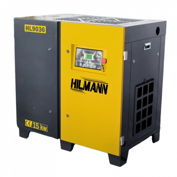 Compresor de aer cu surub HILMANN 15kw - 10 bar, 380V [3]