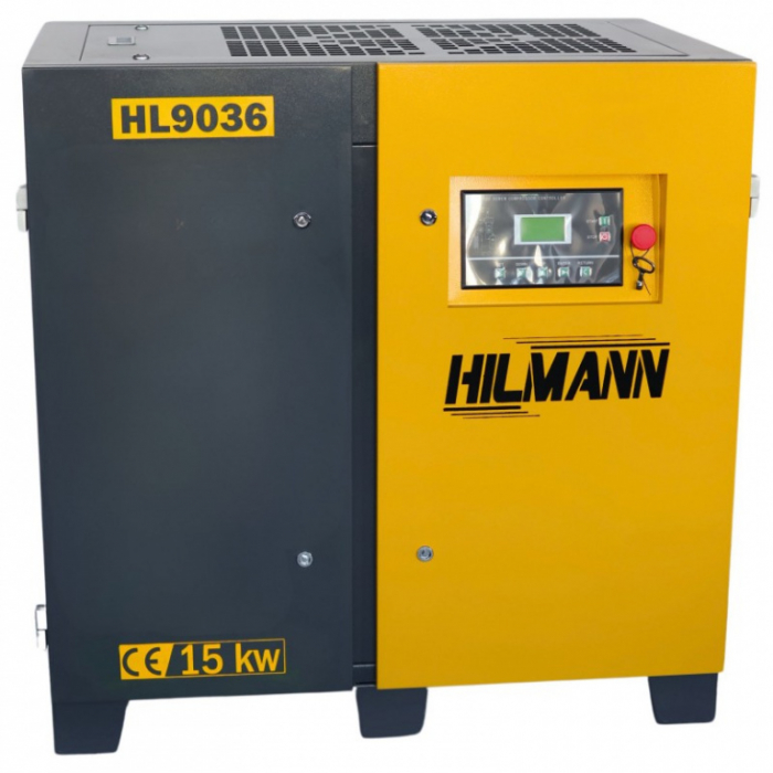 Compresor de aer cu surub HILMANN 15kw - 10 bar, 380V [2]