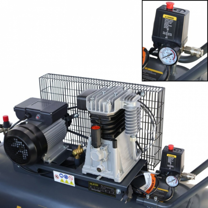 Compresor de aer 200 litri 2,2 kW bobinaj de cupru, 220V [3]