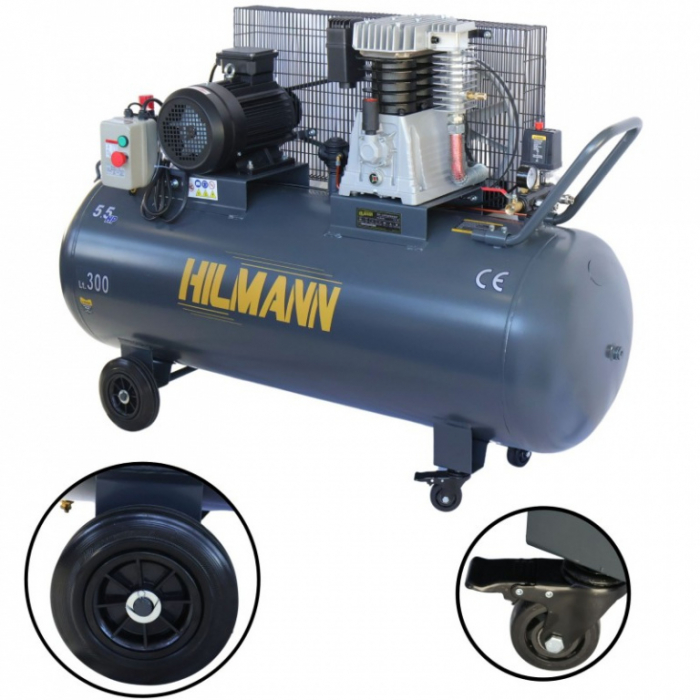 Compresor de aer 300l 4kW bobinaj de cupru, 380V [4]