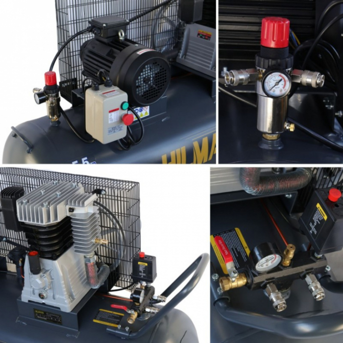Compresor de aer 300l 4kW bobinaj de cupru, 380V [6]