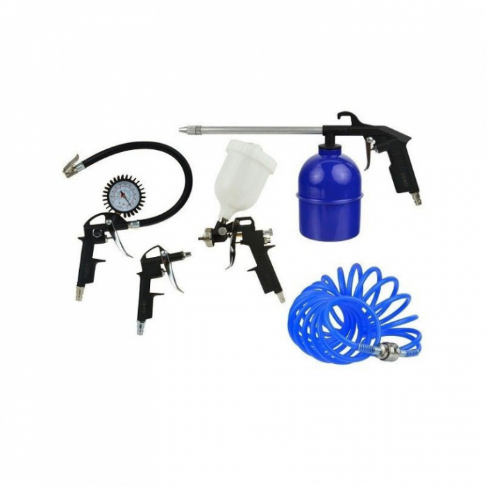 Compresor de aer 50 litri MB 50 + Set de 5 scule pneumatice [3]
