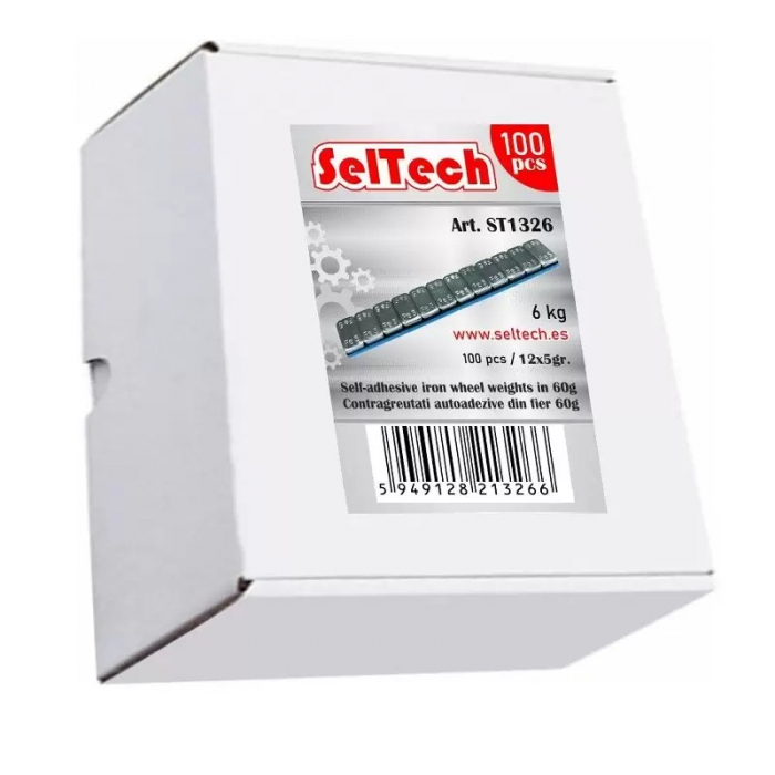 Contragreutati autoadezive zincate 6 kg, 12x5 gr. [4]