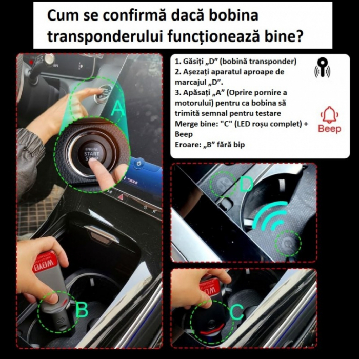 Detector antena cheie auto [5]