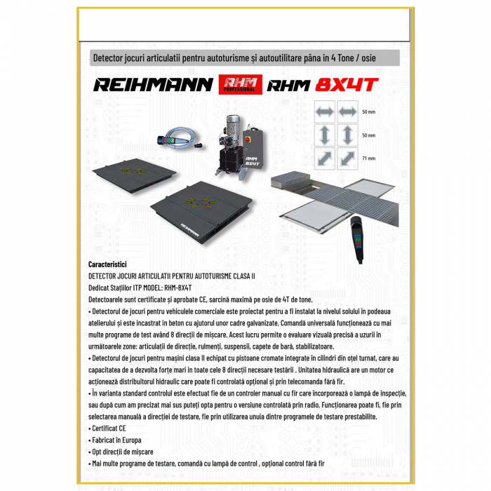 Detector jocuri articulatii turisme 4T, CLASA II [2]