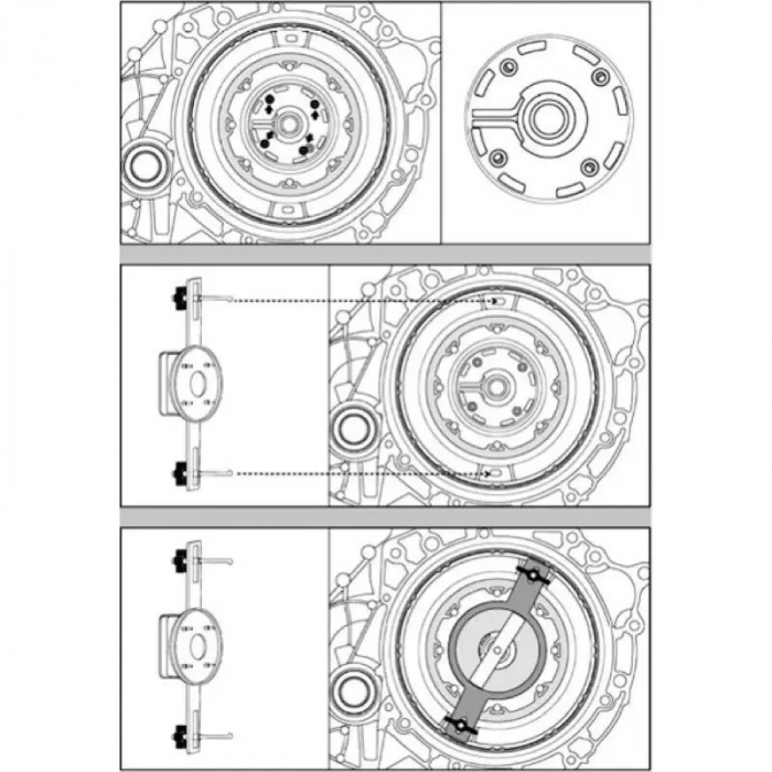 Dispozitiv pentru schimbat ambreaj Volvo, Ford, Crysler [3]