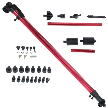 Dispozitiv profesional de măsurare tridimensională a caroseriei auto, din aluminiu retractabil, cu precizie sub 1 mm [2]