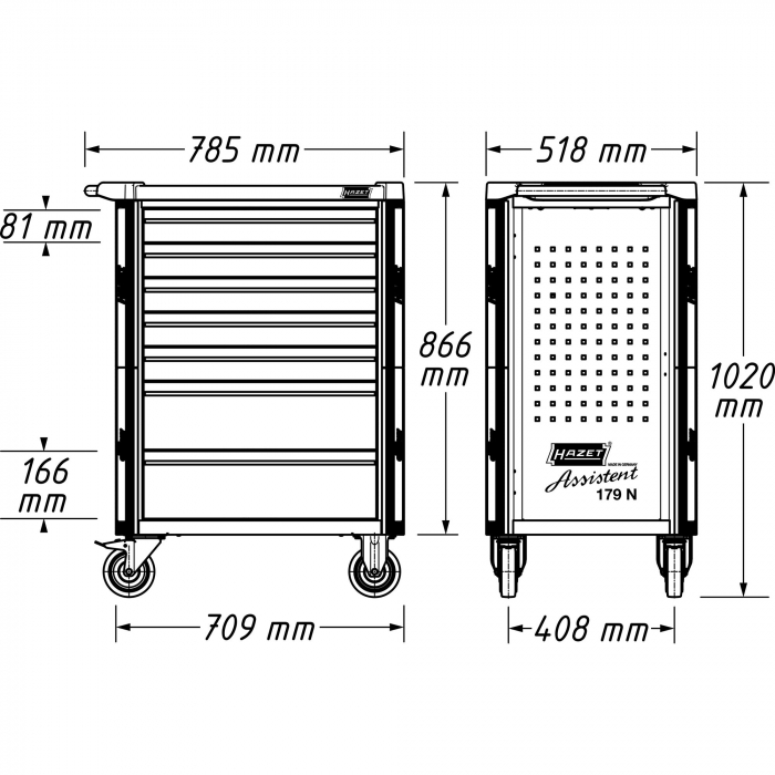 Dulap de scule echipat profesional 8 sertare, 252 piese [2]