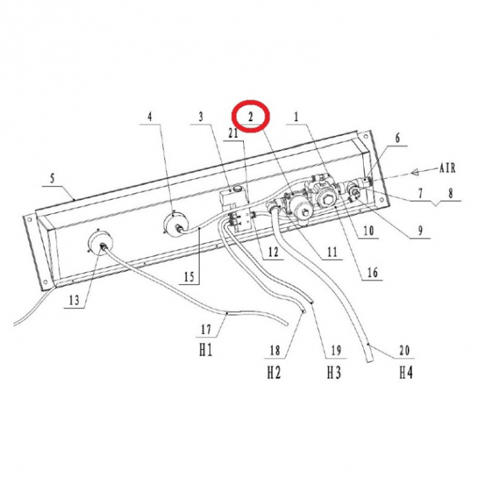 Electrovalva 1 pentru cabina de sablat cod produs ST8111 [3]