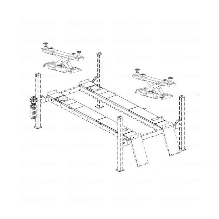 Elevator 4 coloane 6T hidraulic, 380V [3]