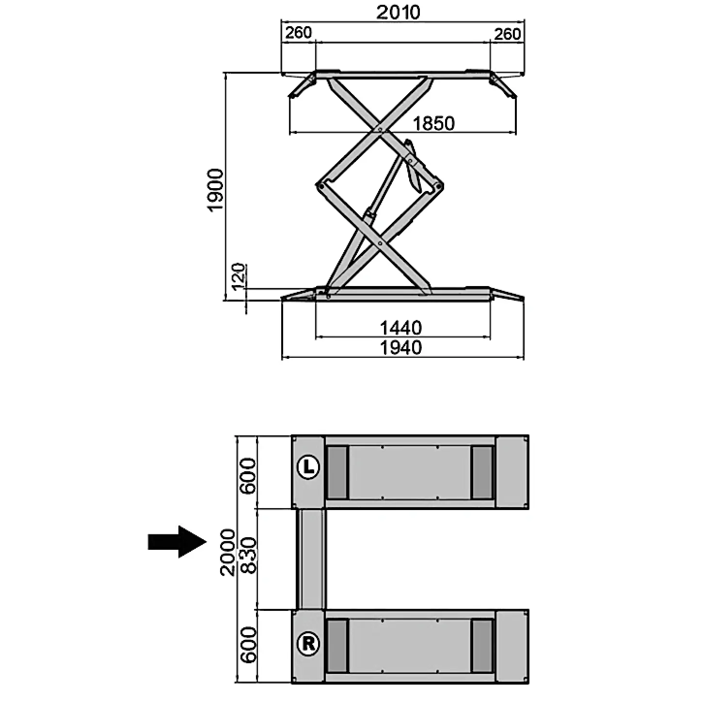 Elevator auto tip foarfeca RHM S32 [2]