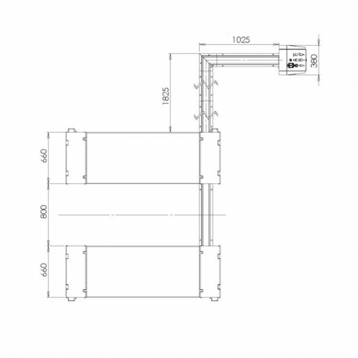 Elevator foarfeca electro-hidraulic 3T, 380V [3]